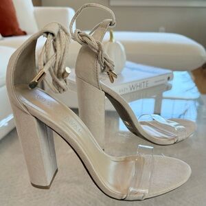 Women’s Nude Suede Heels